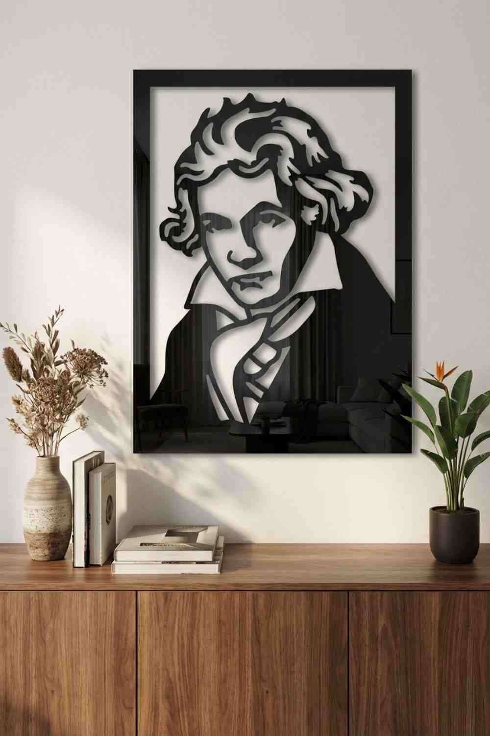 Beethoven - Cuadro decorativo | Cortayrecorta.es