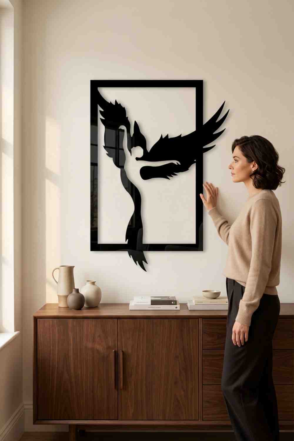 ¿Woman or Fenix? - Cuadro decorativo | Cortayrecorta.es