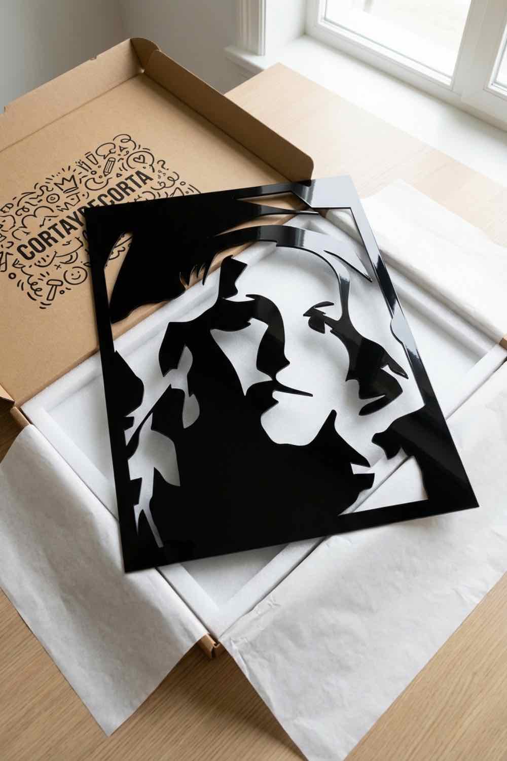 Madonna Pelo Largo - Cuadro decorativo | Cortayrecorta.es