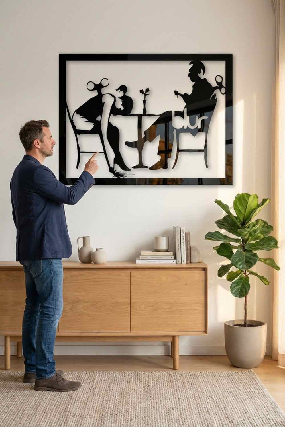 Blur Banksy - Cuadro decorativo | Cortayrecorta.es