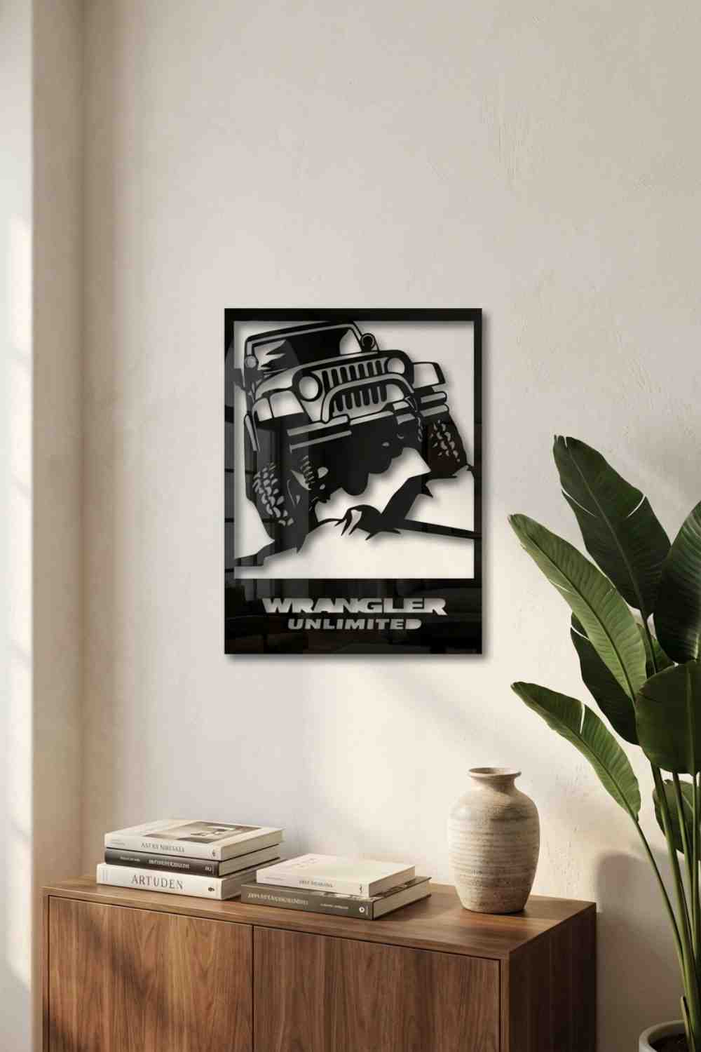 Jeep Wrangler - Cuadro decorativo | Cortayrecorta.es