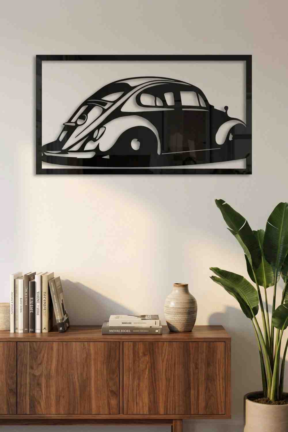 Escarabajo 1965 - Cuadro decorativo | Cortayrecorta.es