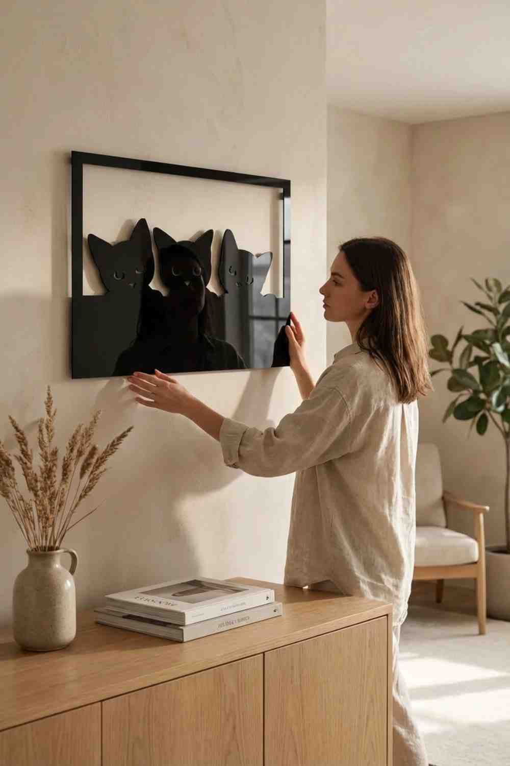 Family Cat - Cuadro decorativo | Cortayrecorta.es