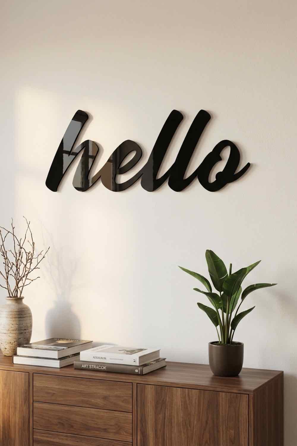 Hello - Cuadro decorativo | Cortayrecorta.es