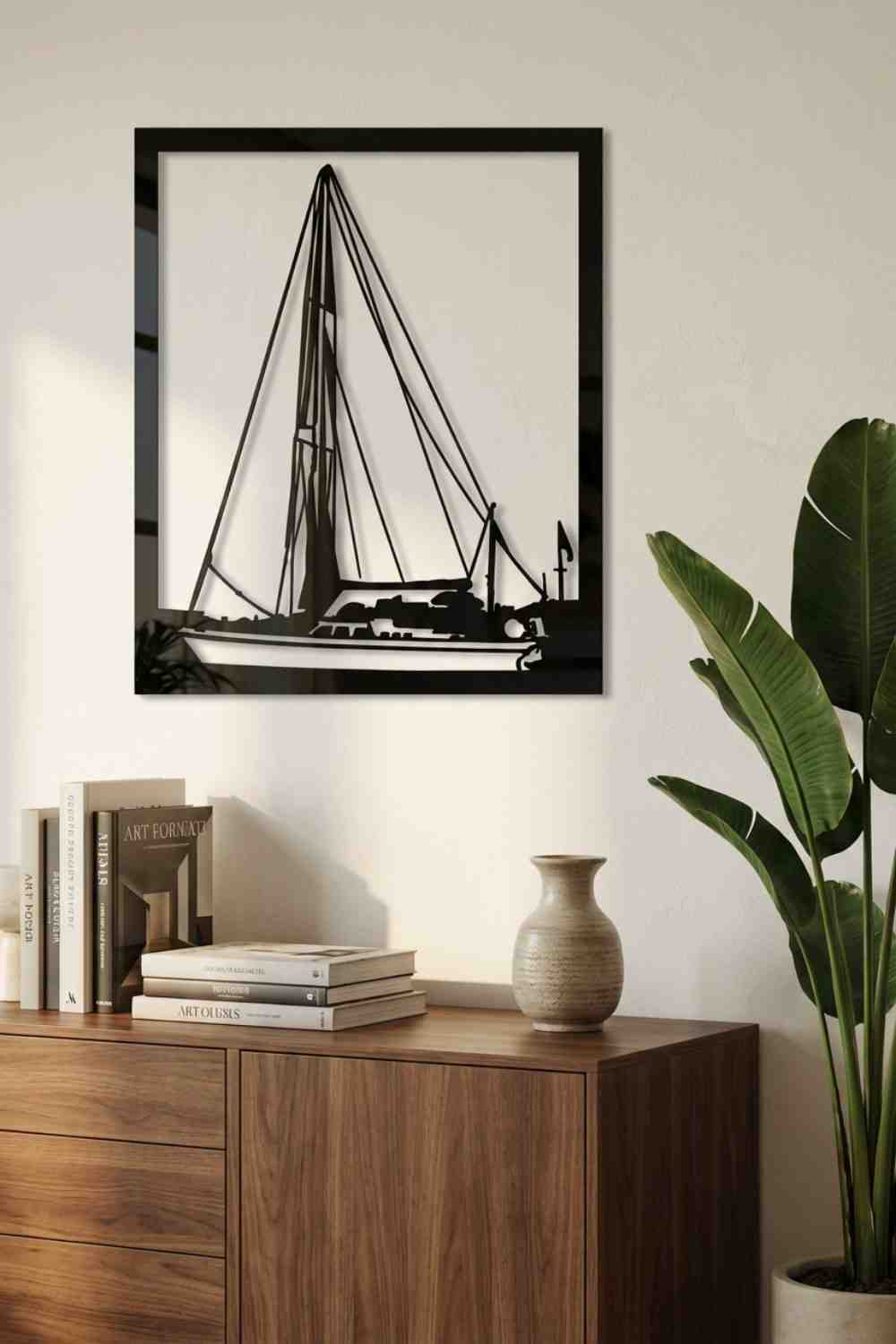 Mi Barco - Cuadro decorativo | Cortayrecorta.es