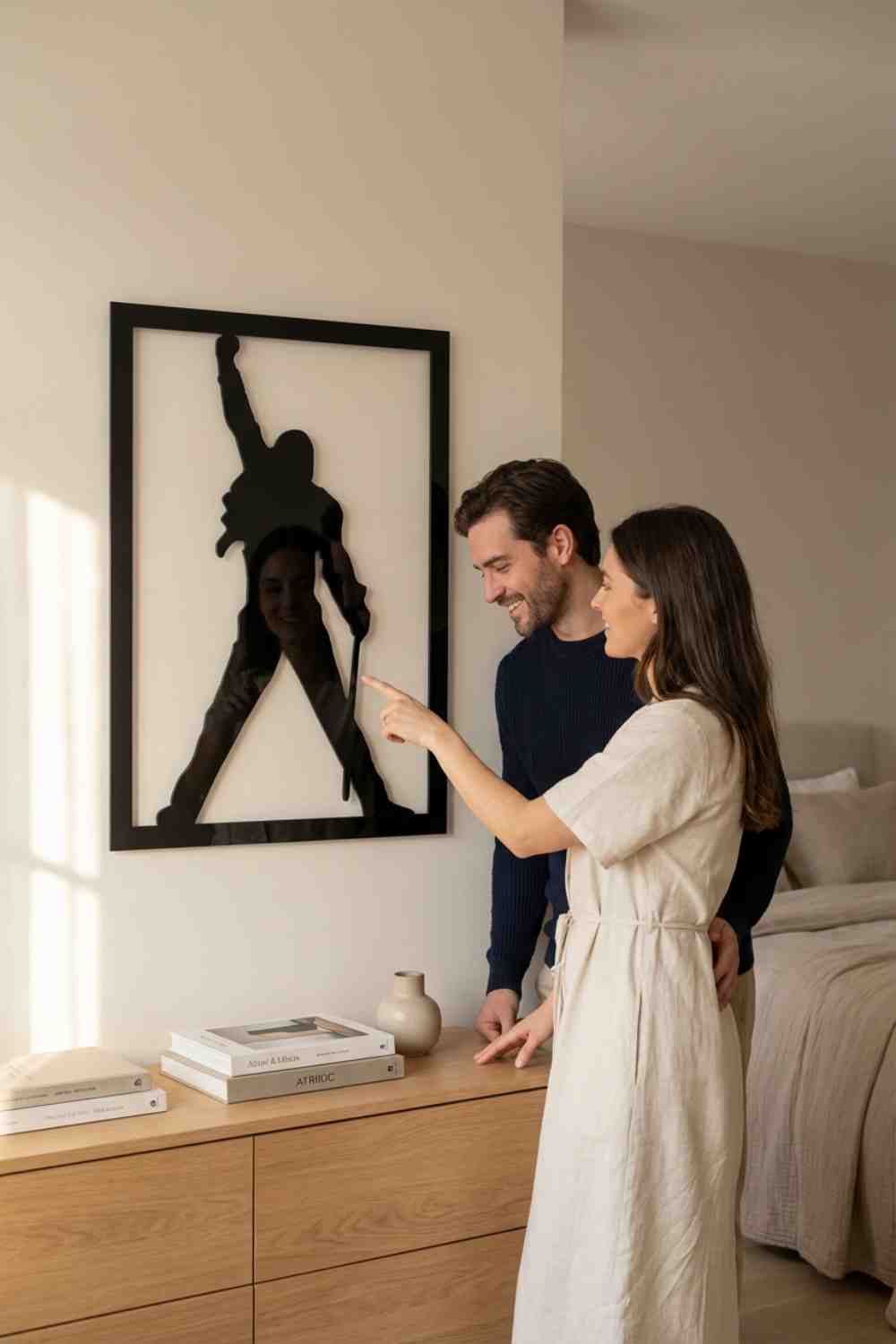 Freddie Mercury - Cuadro decorativo | Cortayrecorta.es