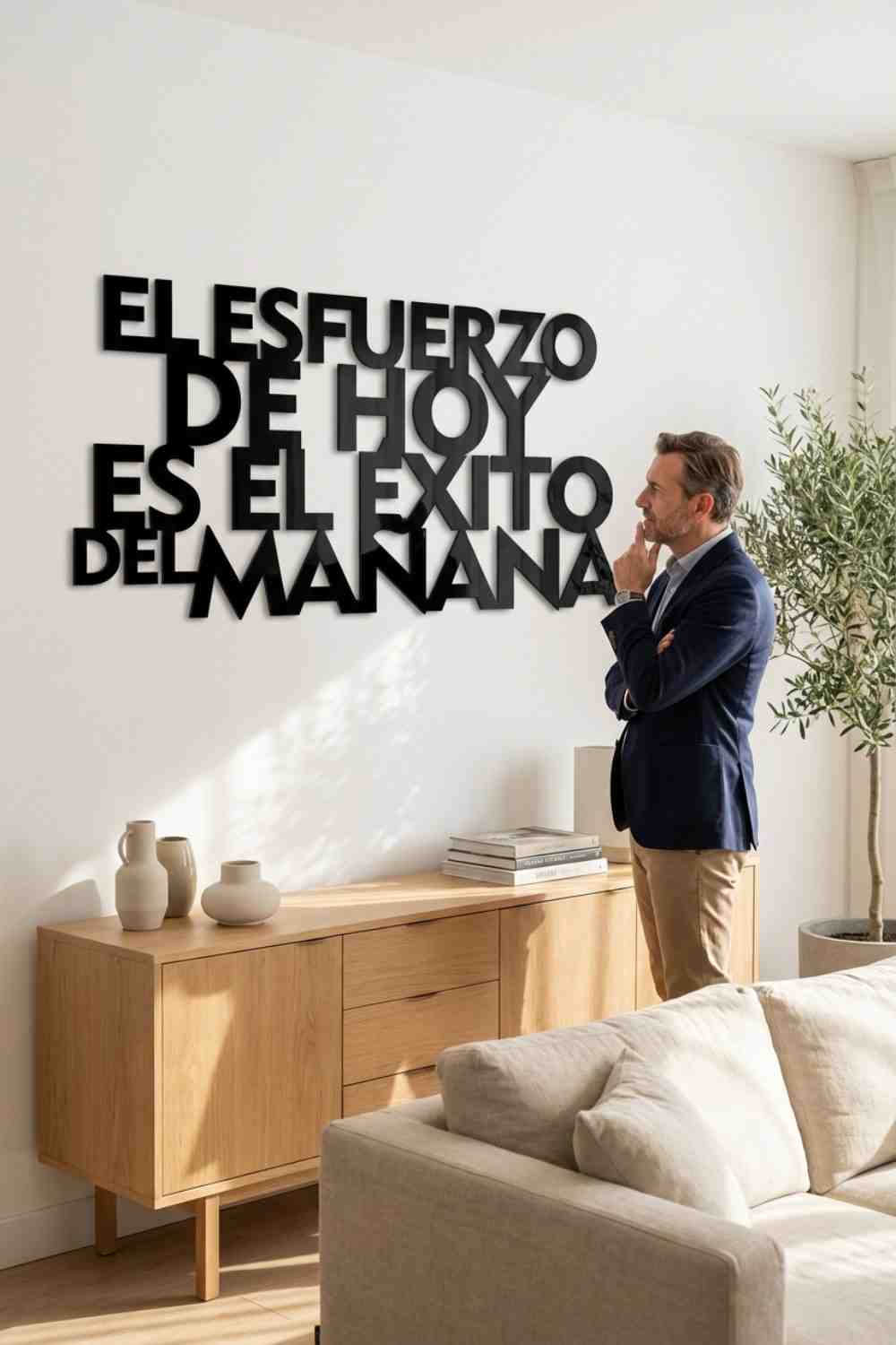 El esfuerzo - Cuadro decorativo | Cortayrecorta.es