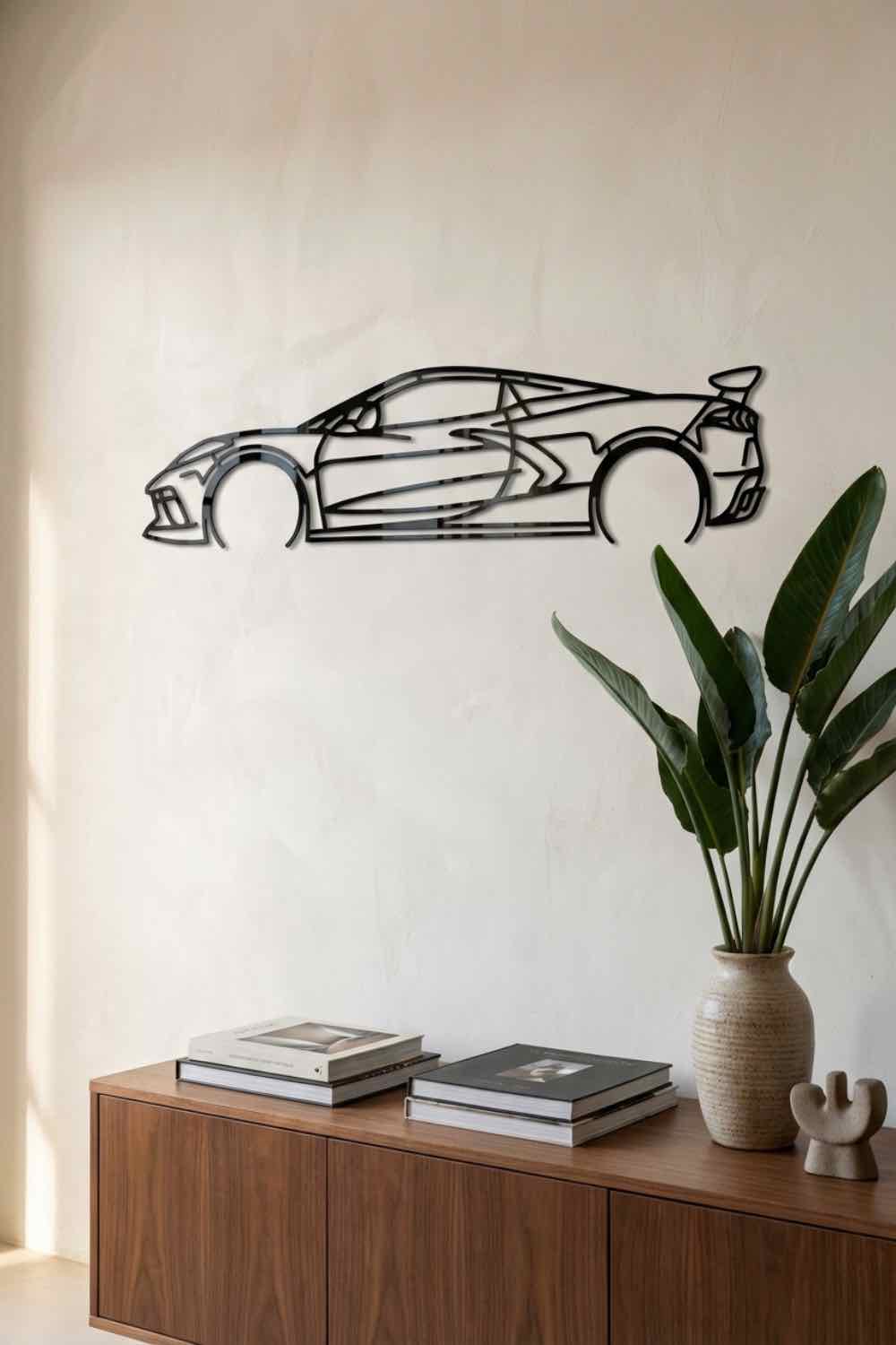 Corvette C8 Htc Detailed - Cuadro decorativo | Cortayrecorta.es