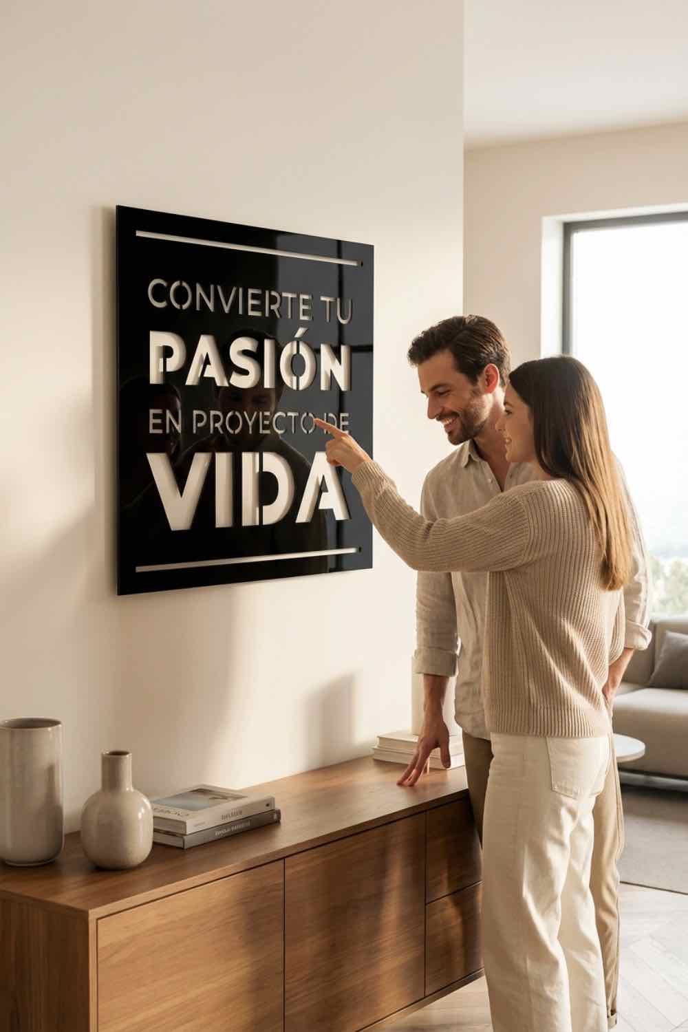 Convierte tu pasión en proyecto de vida - Cuadro decorativo | Cortayrecorta.es