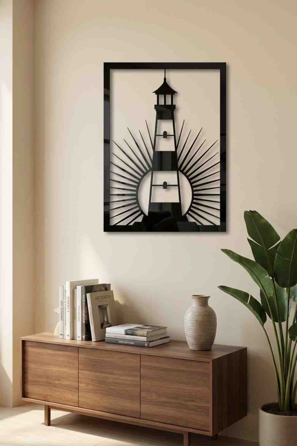 Faro De Hercules - Cuadro decorativo | Cortayrecorta.es