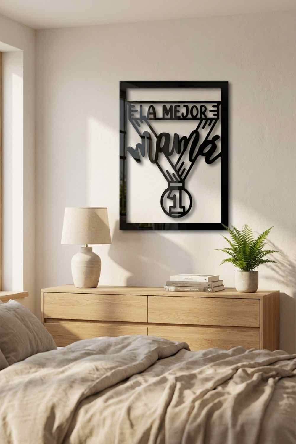 La Mejor Mamá - Cuadro decorativo | Cortayrecorta.es