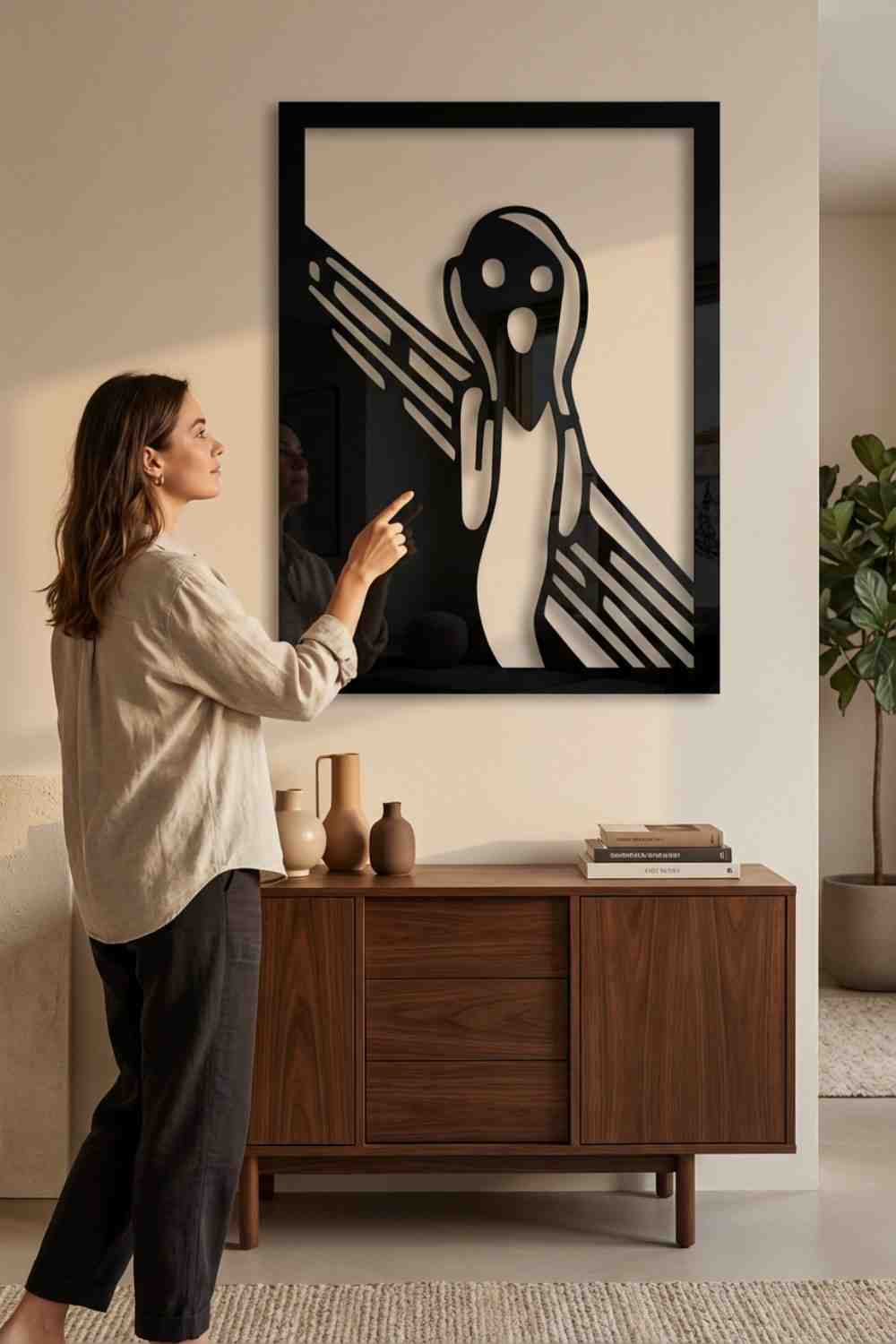 El Grito - Cuadro decorativo | Cortayrecorta.es