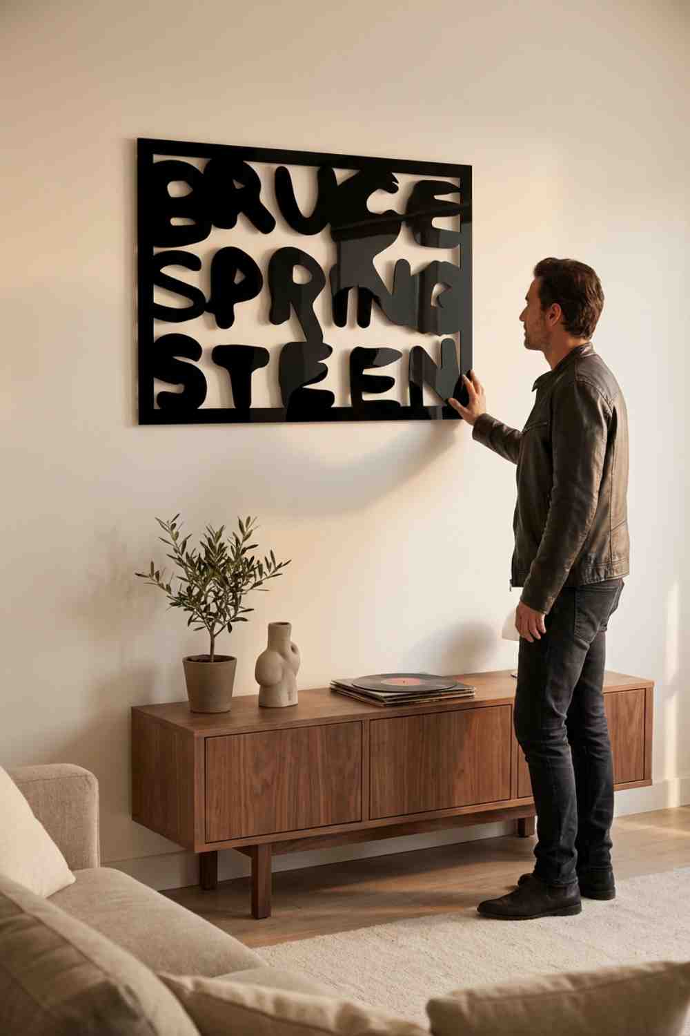 Bruce Springteen Art - Cuadro decorativo | Cortayrecorta.es