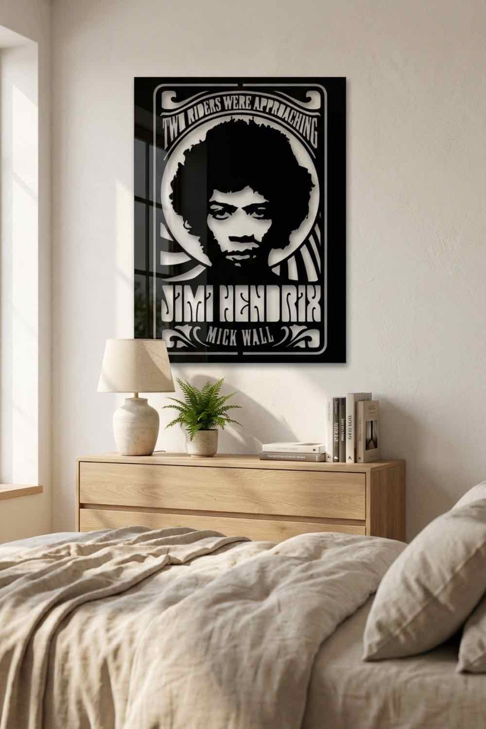 Jimi Hendrix - Cuadro decorativo | Cortayrecorta.es