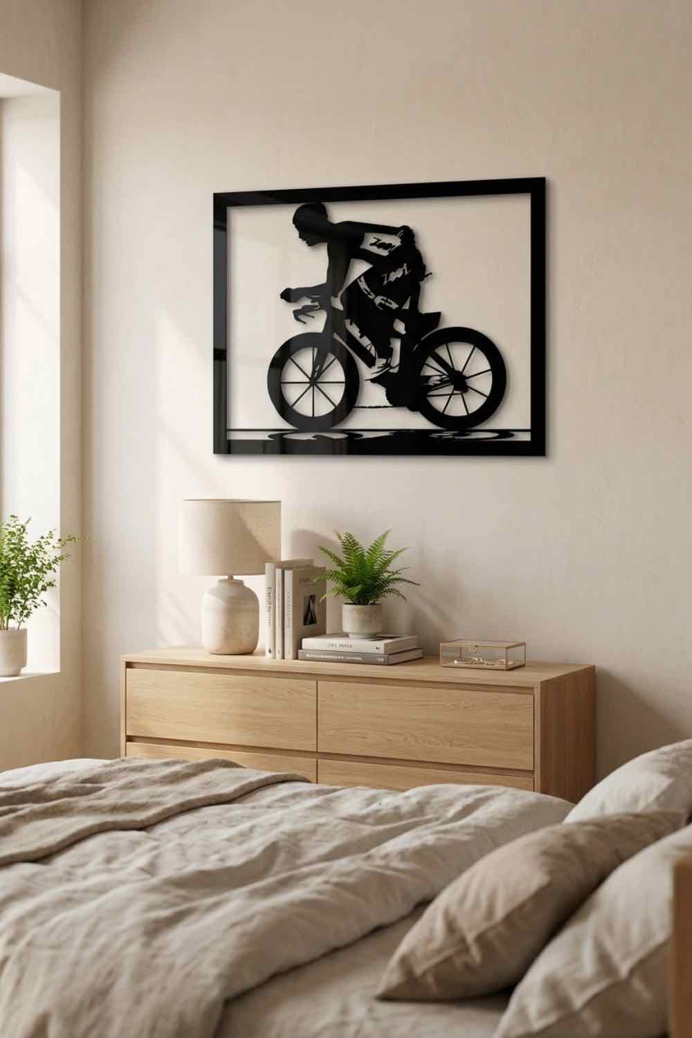 Triatleta - Cuadro decorativo | Cortayrecorta.es