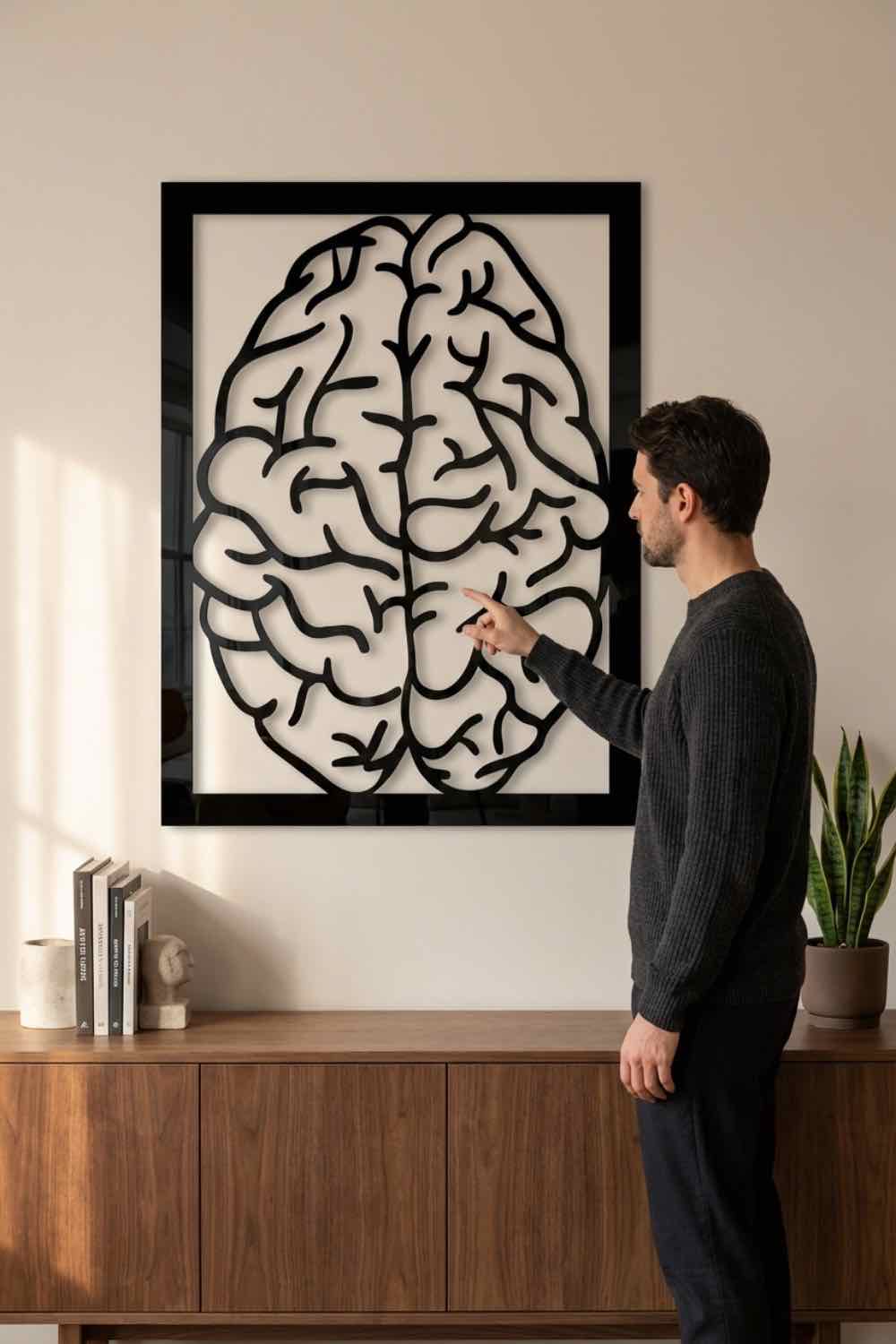 Cerebro - Cuadro decorativo | Cortayrecorta.es