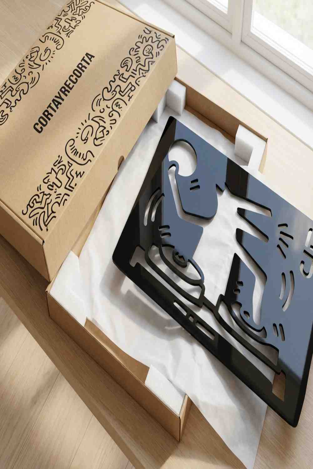 Barking Dog Dj, Keith Haring - Cuadro decorativo | Cortayrecorta.es