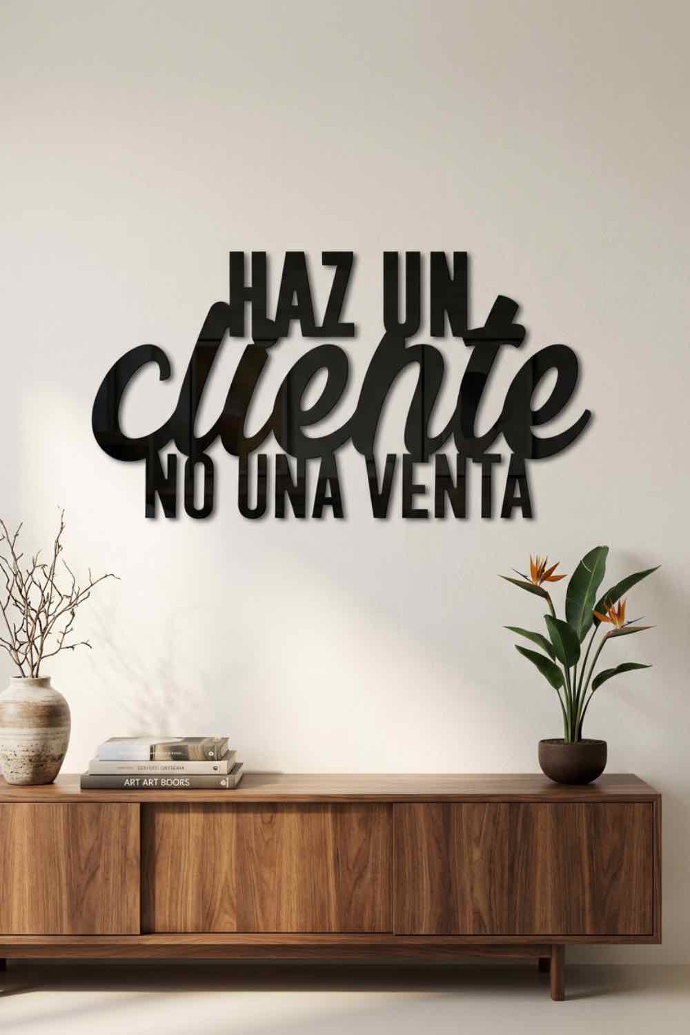 Haz un cliente, no una venta - Cuadro decorativo | Cortayrecorta.es