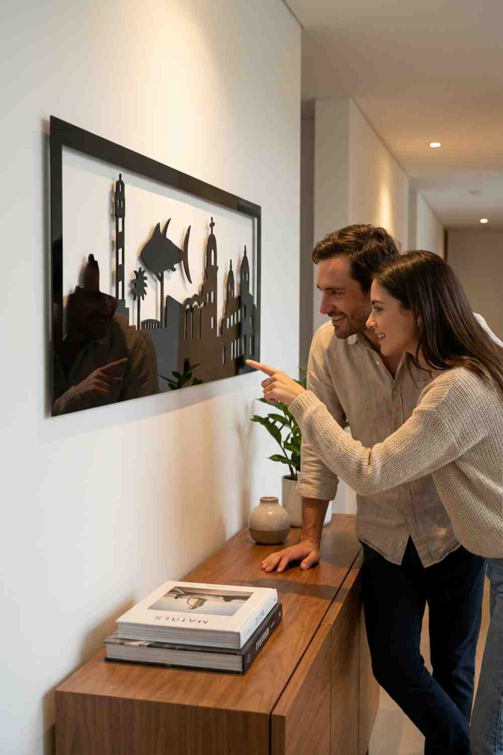 Skyline Barbate - Cuadro decorativo | Cortayrecorta.es