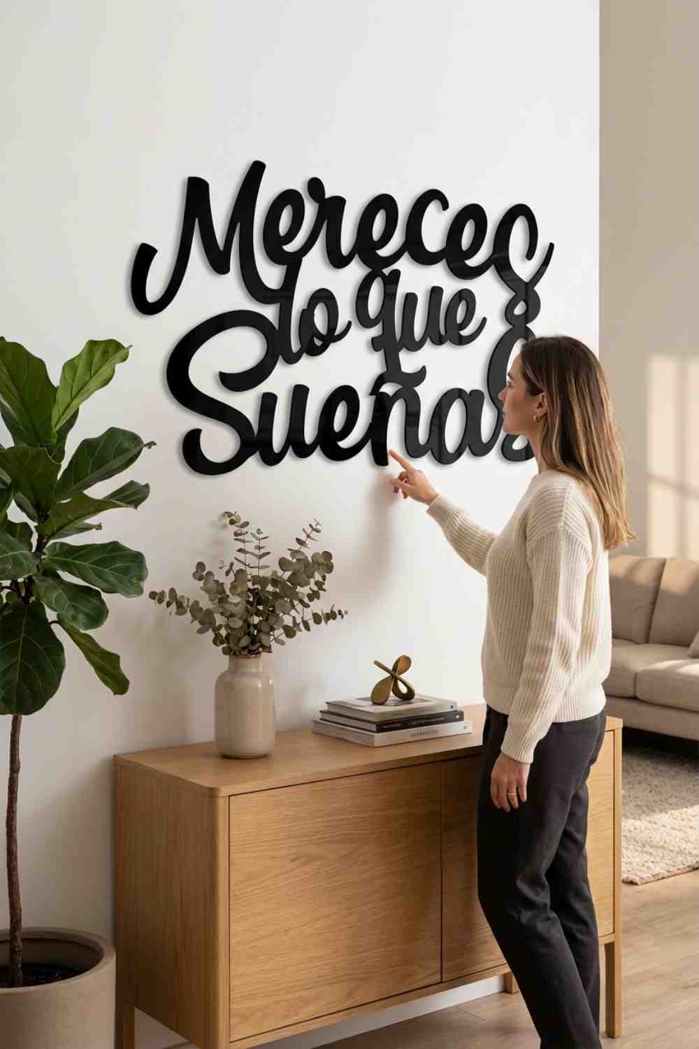 Mereces Lo Que Sueñas - Cuadro decorativo | Cortayrecorta.es