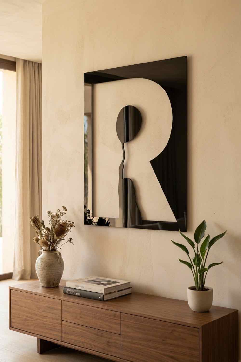 R - Cuadro decorativo | Cortayrecorta.es