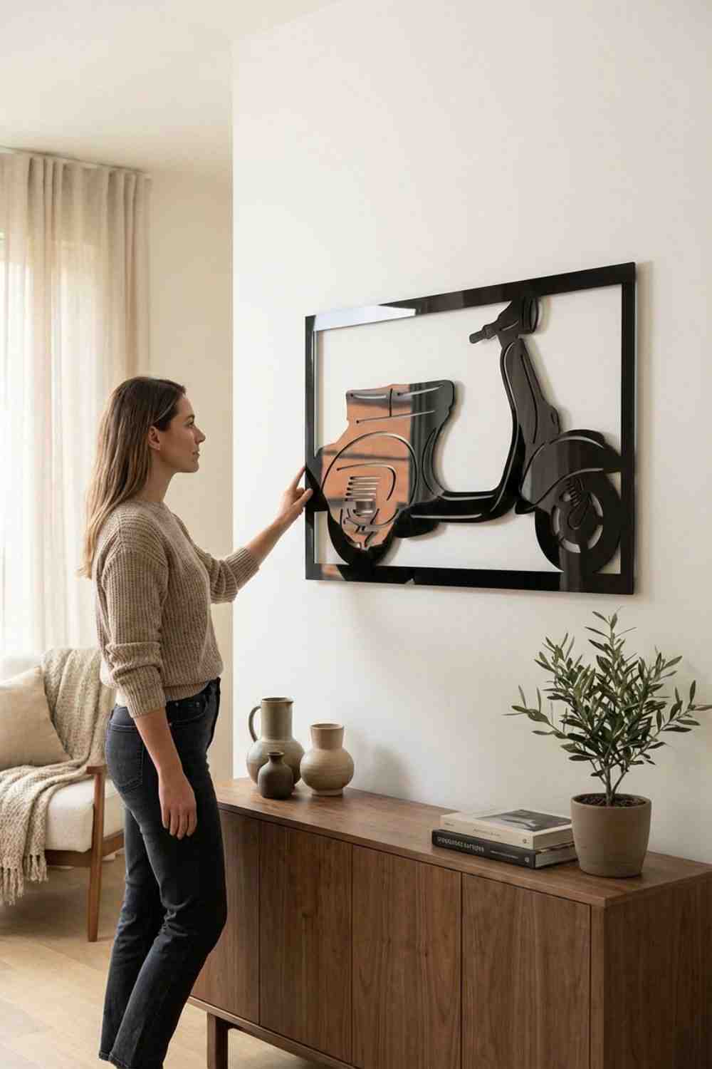 Vespino - Cuadro decorativo | Cortayrecorta.es
