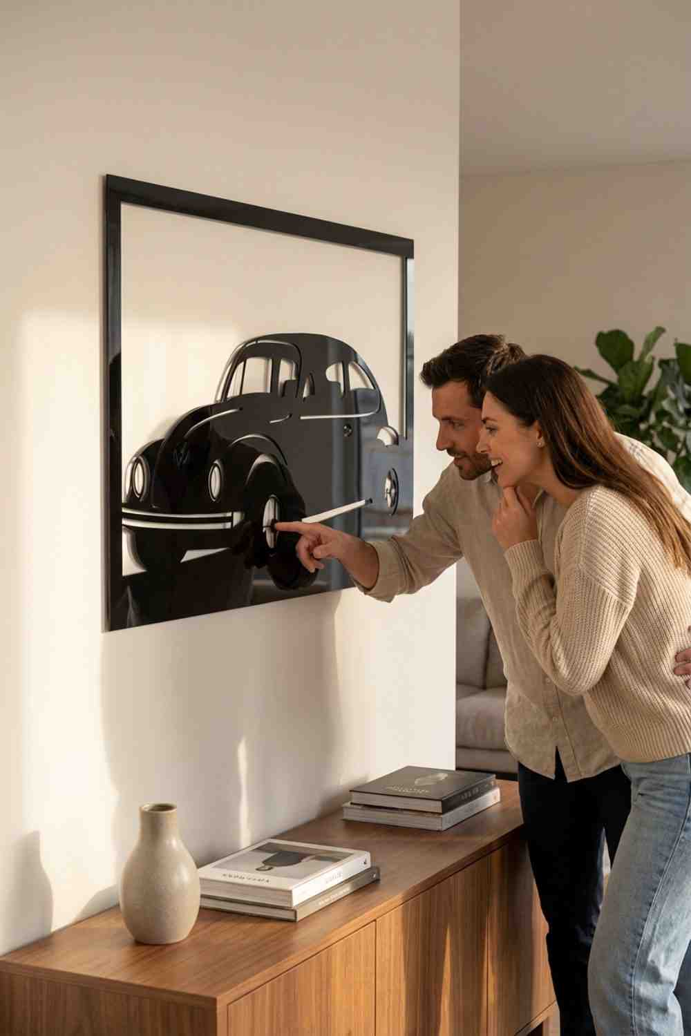 Volkswagen Escarabajo - Cuadro decorativo | Cortayrecorta.es