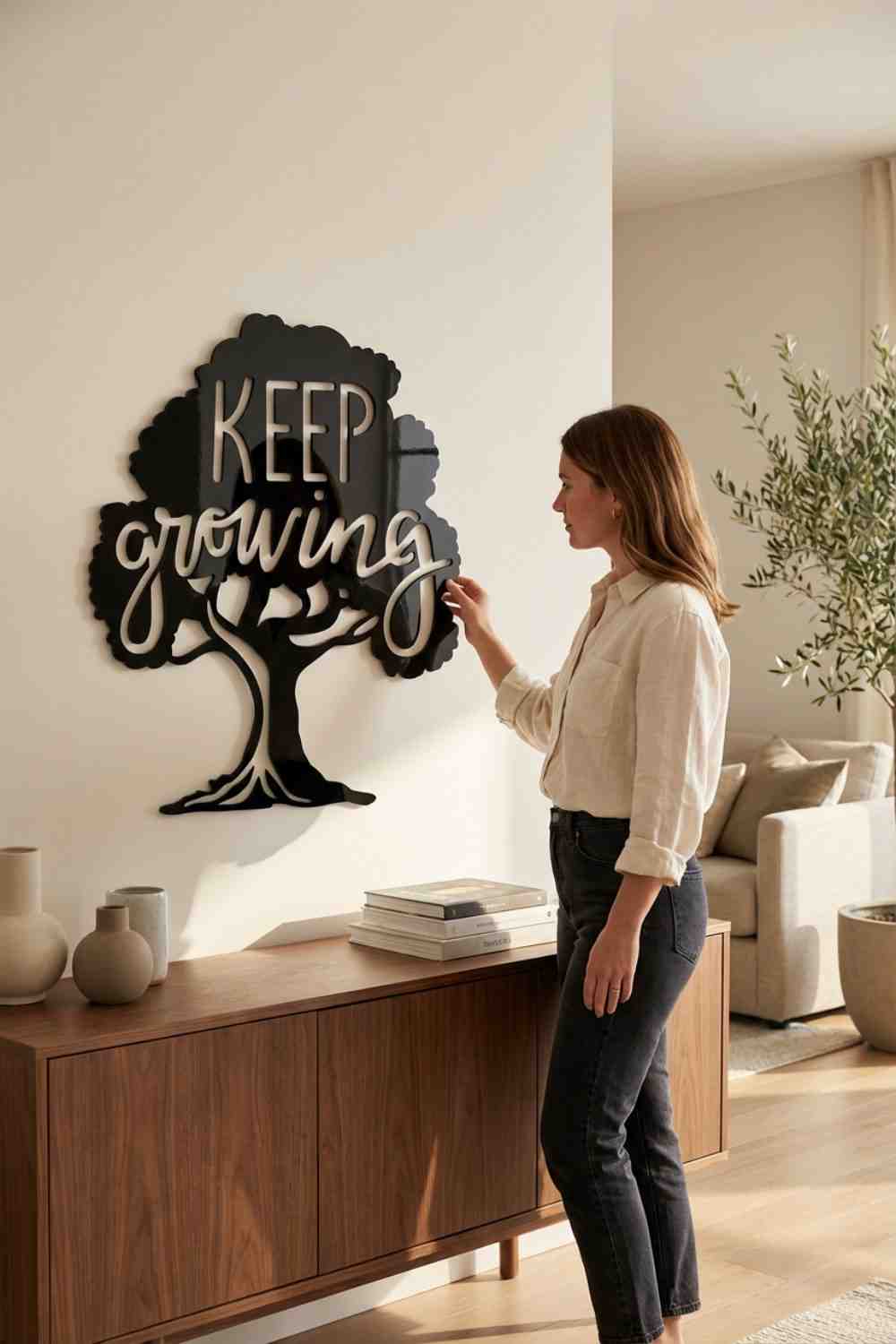 Keep Growing - Cuadro decorativo | Cortayrecorta.es