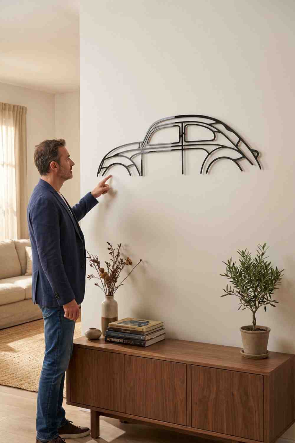 Volkswagen Beetle - Cuadro decorativo | Cortayrecorta.es