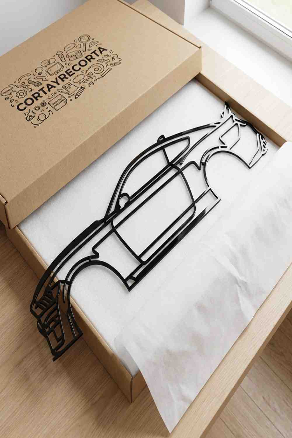 Mustang Gt500 Detailed - Cuadro decorativo | Cortayrecorta.es
