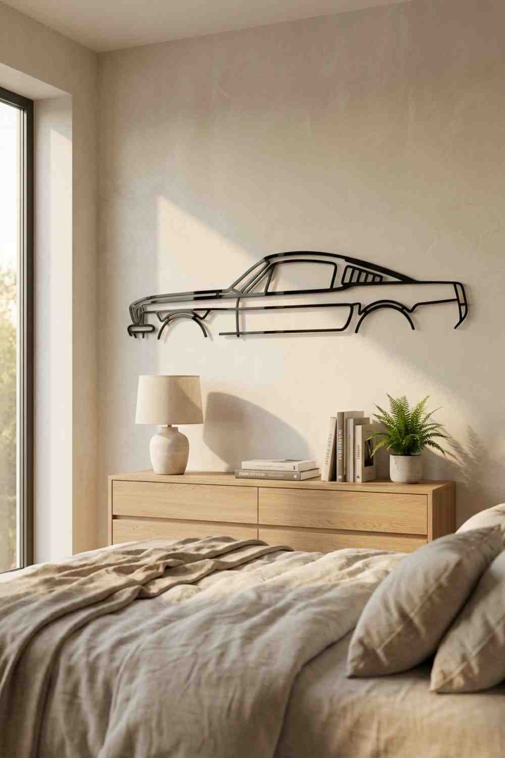 Mustang Fastback 1966 - Cuadro decorativo | Cortayrecorta.es