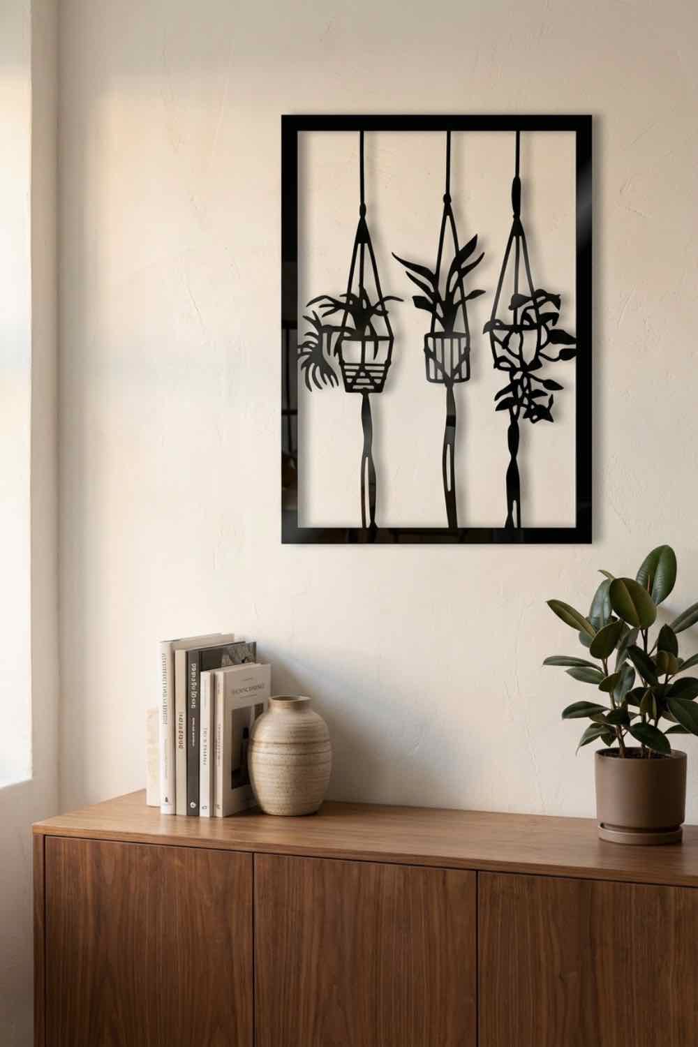 Plantas Colgantes - Cuadro decorativo | Cortayrecorta.es