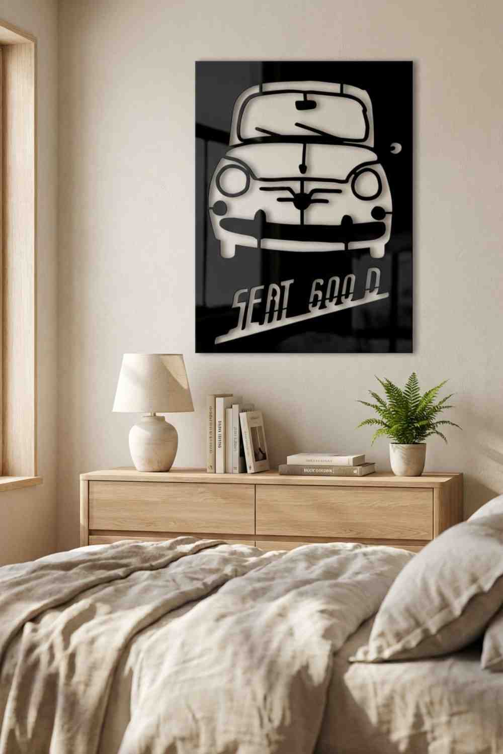 Seat 600 - Cuadro decorativo | Cortayrecorta.es