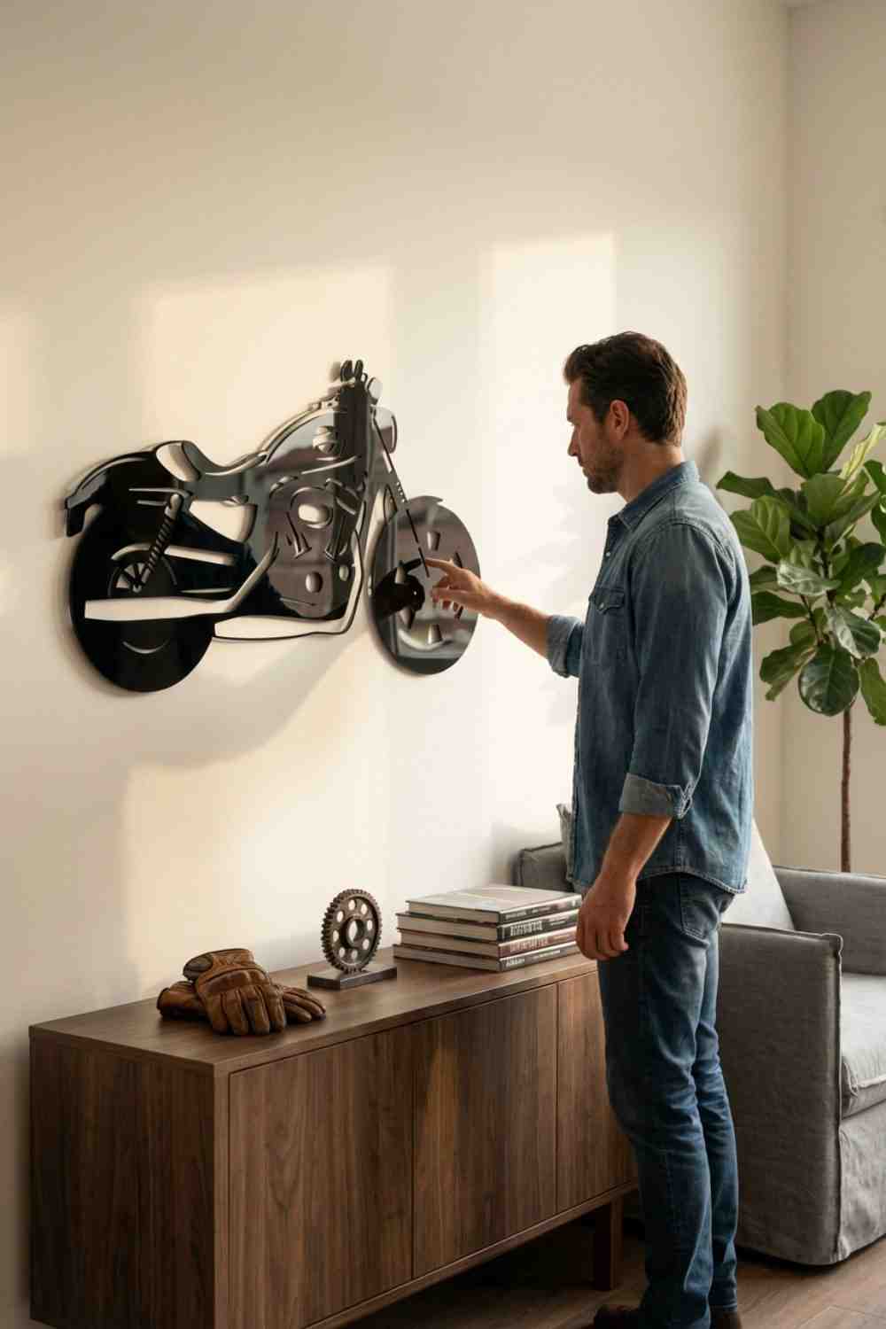 Harley Davidson Sportster 883 - Cuadro decorativo | Cortayrecorta.es