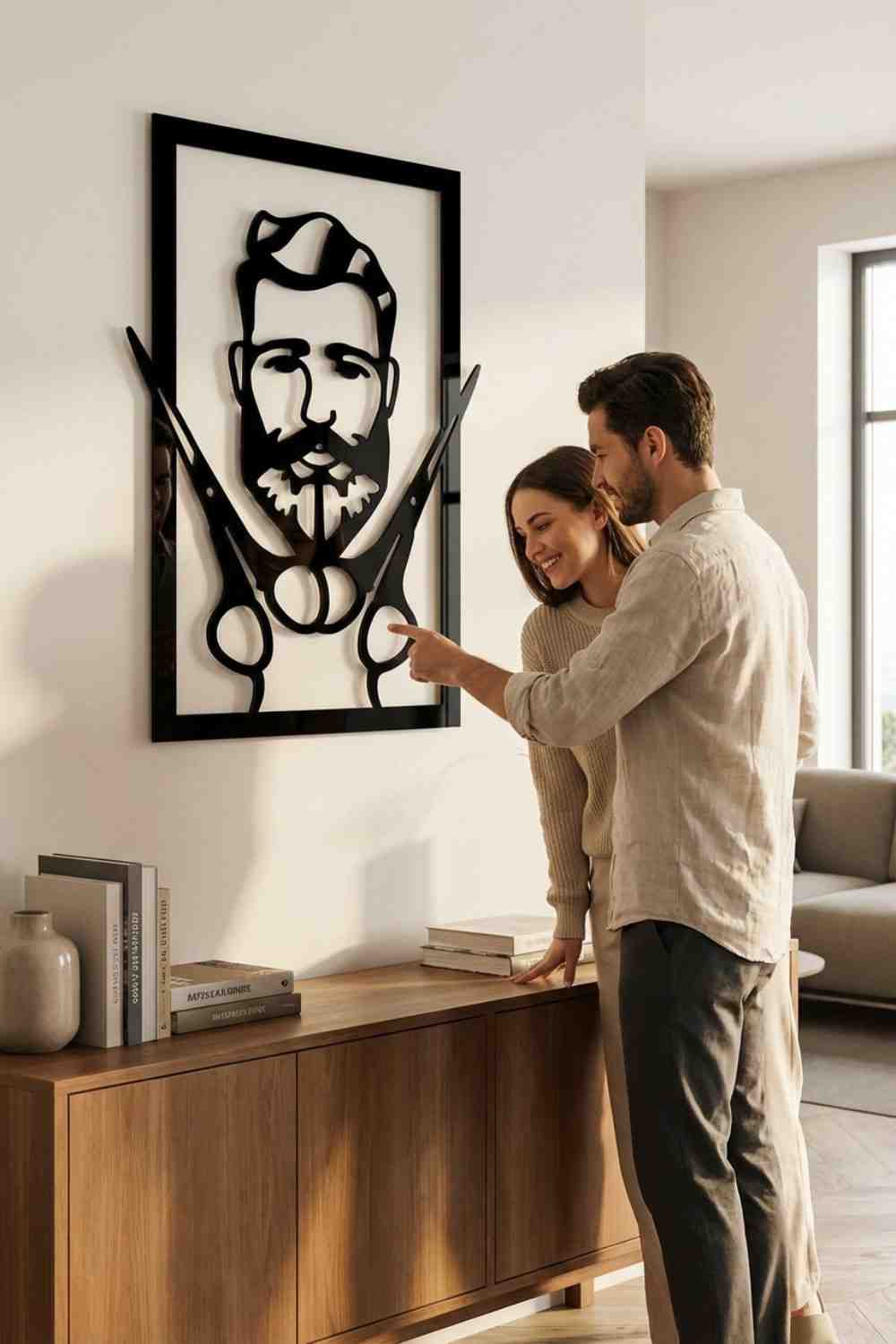 Hombre con estilo - Cuadro decorativo | Cortayrecorta.es
