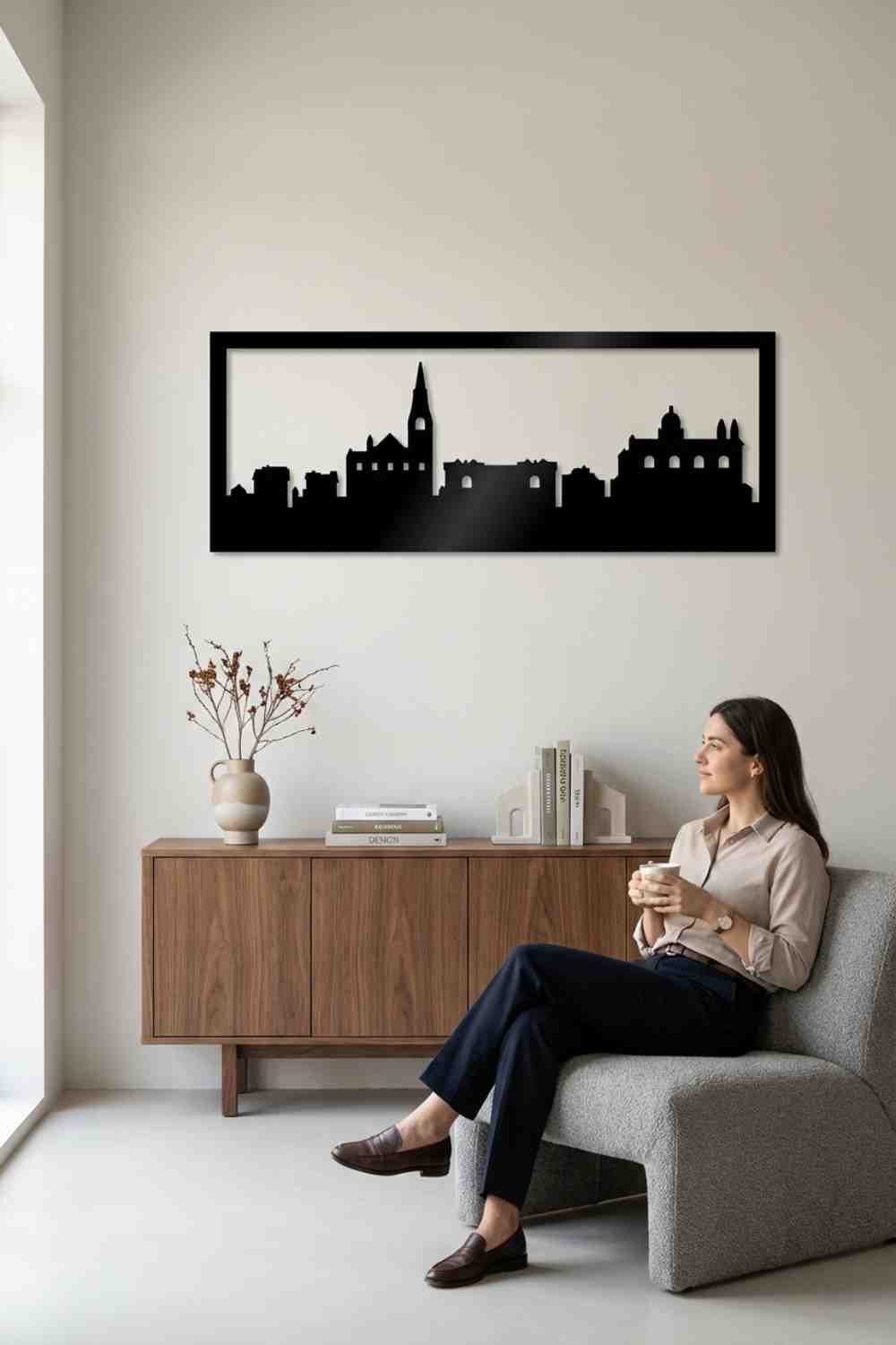 Galway Skyline - Cuadro decorativo | Cortayrecorta.es