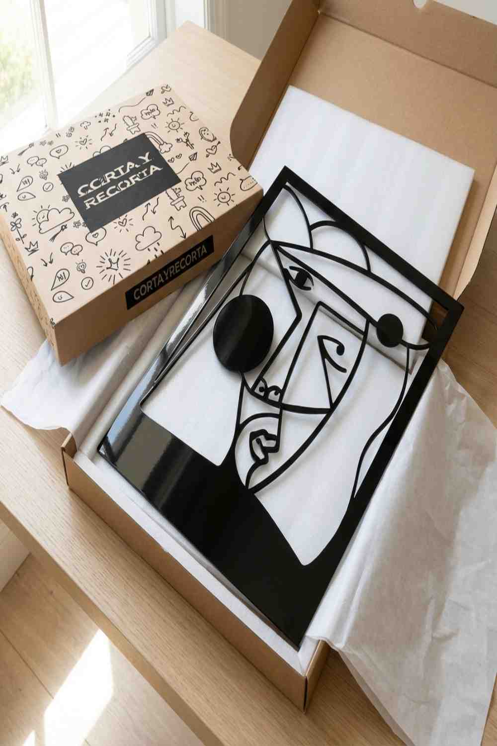 Cartel Exposicion Garabato De Picasso - Cuadro decorativo | Cortayrecorta.es