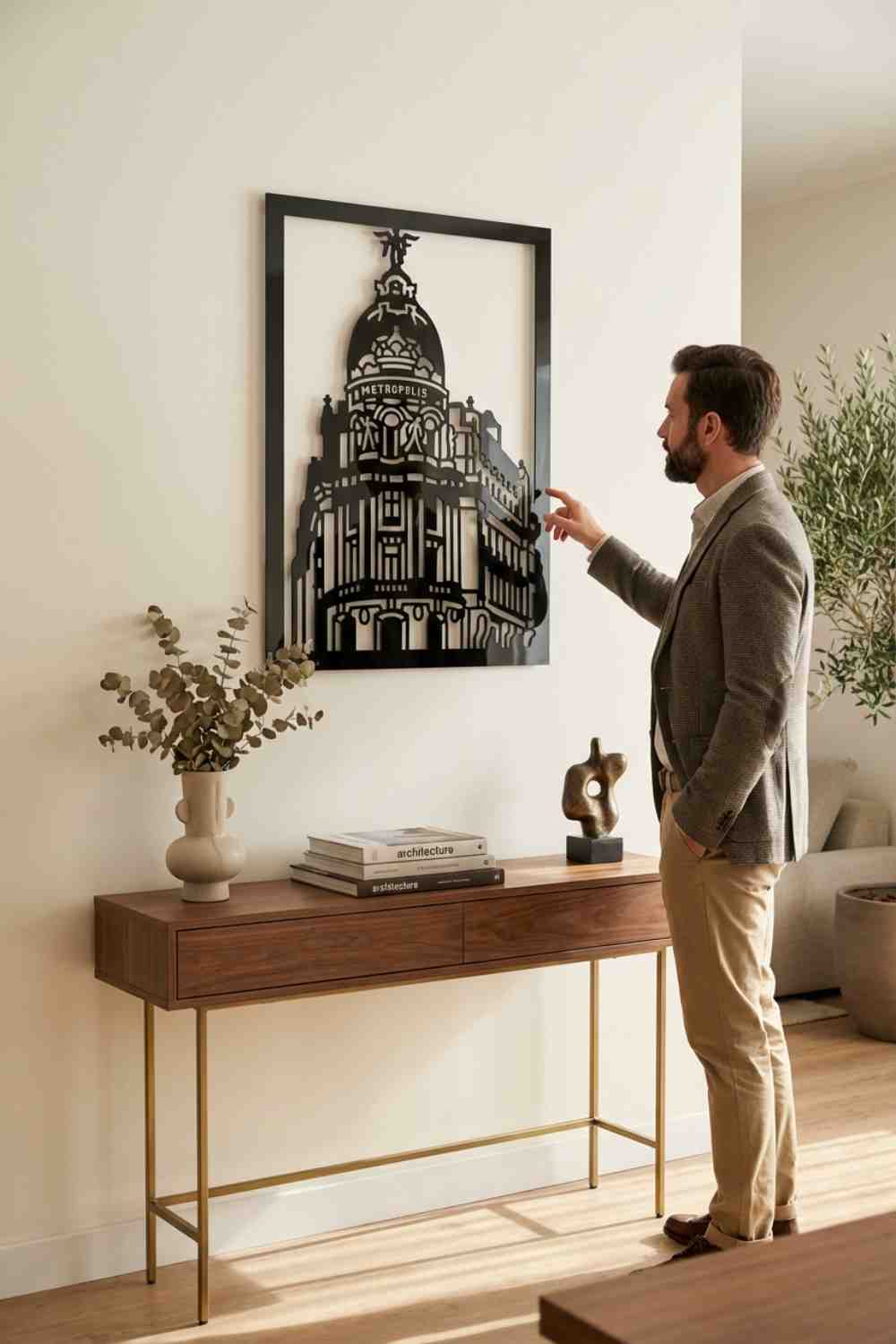 Edificio Metrópolis - Madrid - Cuadro decorativo | Cortayrecorta.es