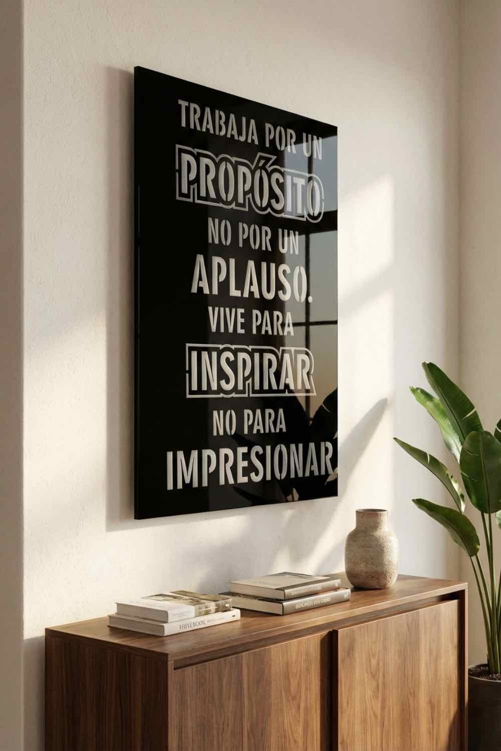 Trabaja por un propósito - Cuadro decorativo | Cortayrecorta.es