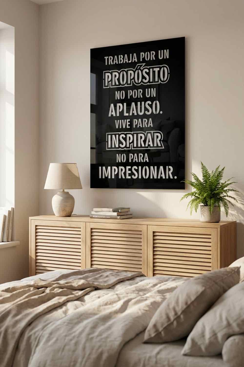 Trabaja por un propósito - Cuadro decorativo | Cortayrecorta.es