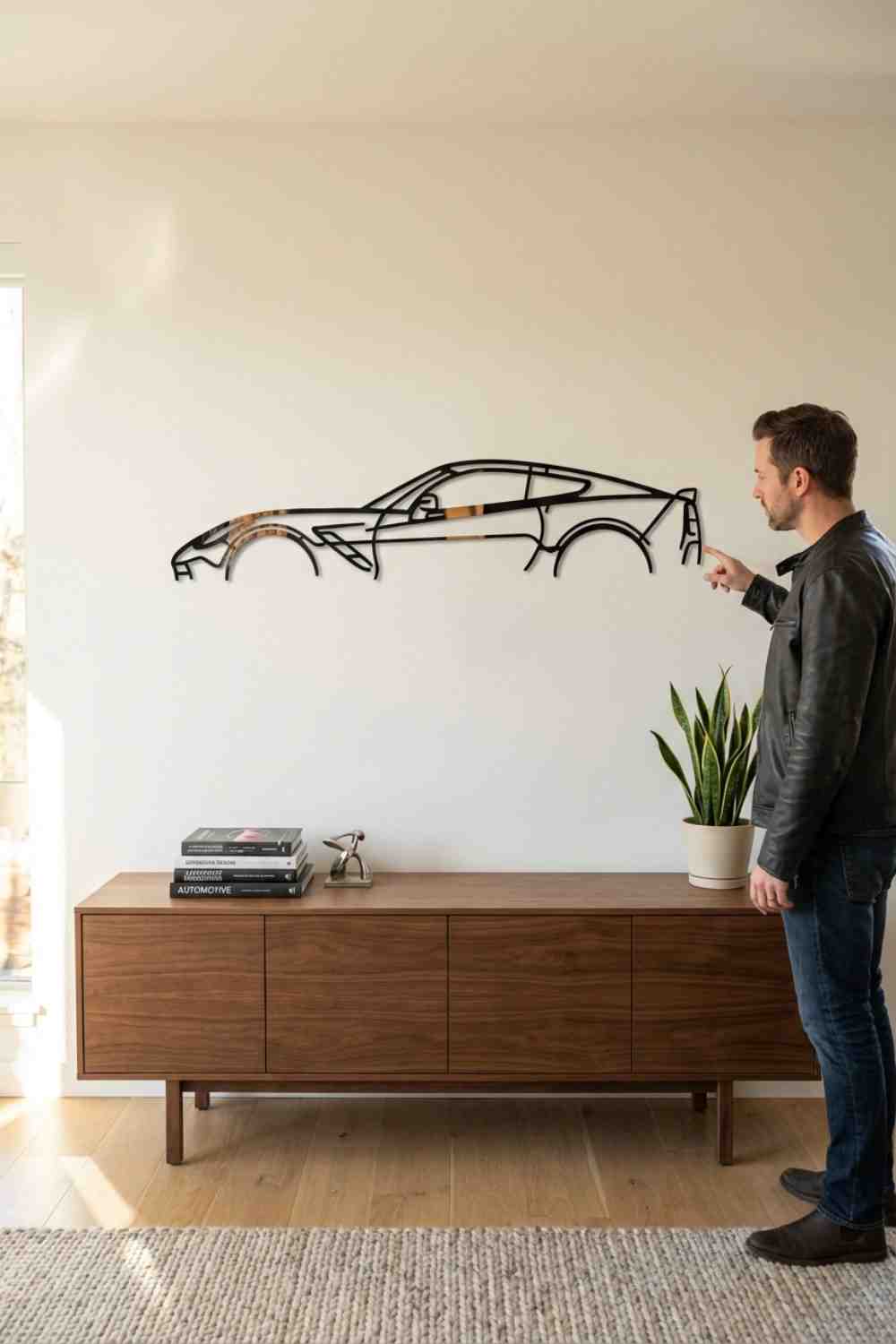 Corvette C7 - Cuadro decorativo | Cortayrecorta.es