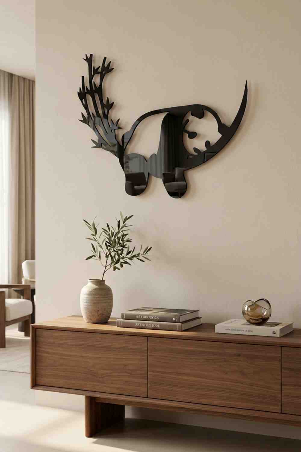 Panda dormido - Cuadro decorativo | Cortayrecorta.es