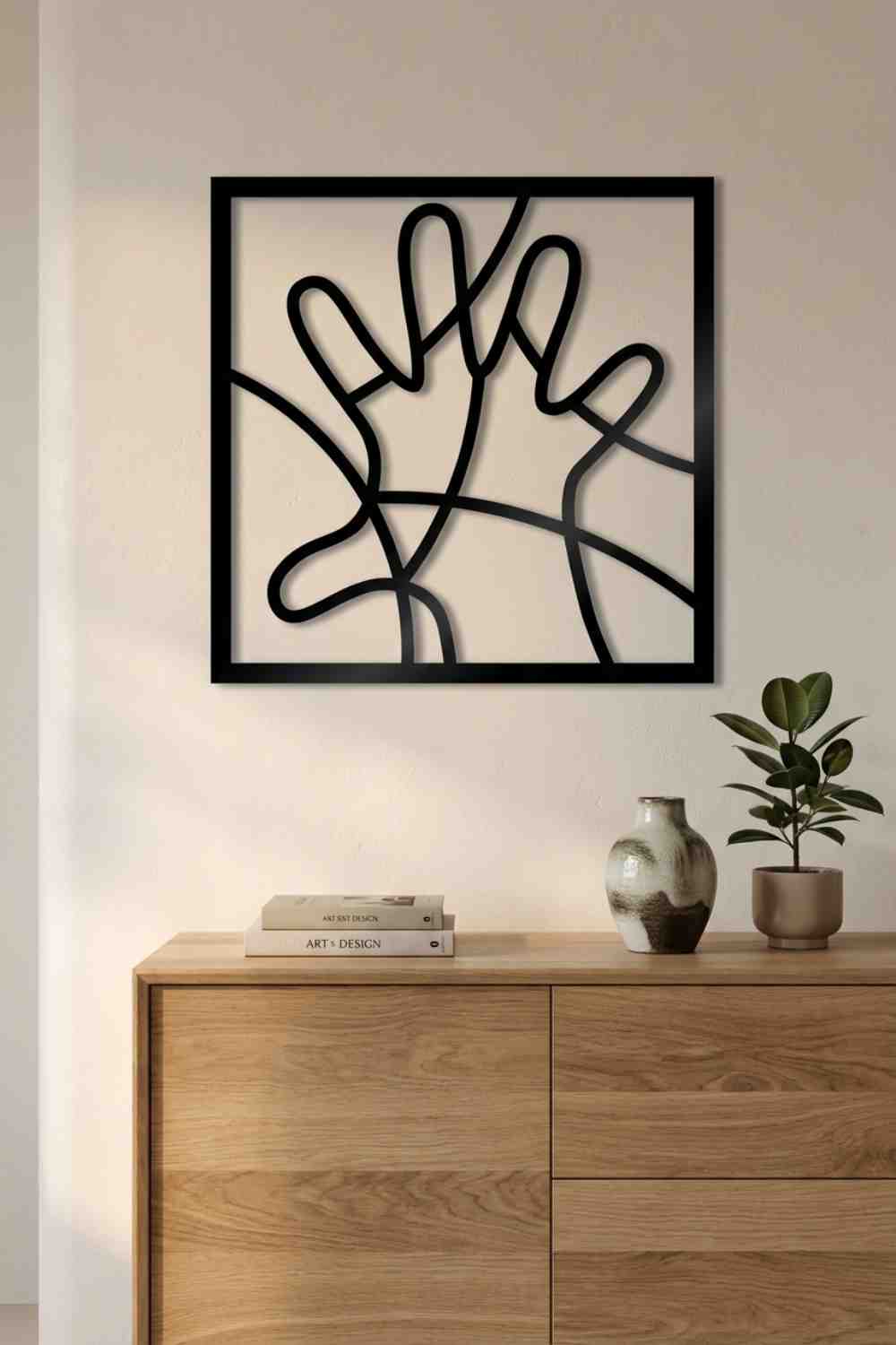 Hand - Romero Brito - Cuadro decorativo | Cortayrecorta.es