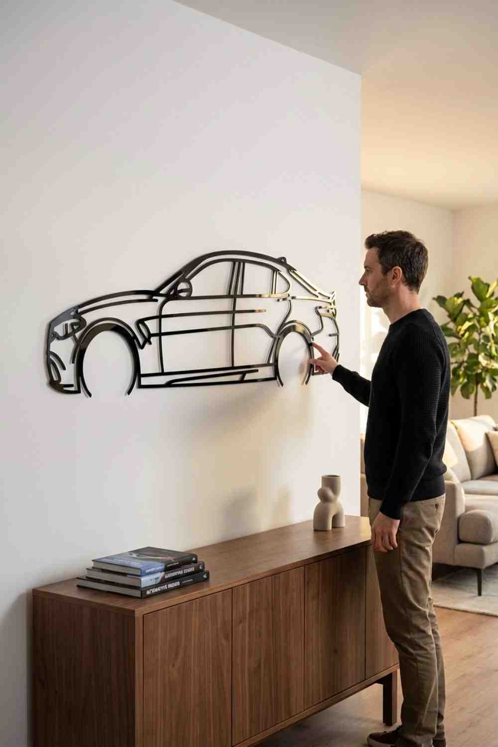 Alfa Giulia Detailed - Cuadro decorativo | Cortayrecorta.es