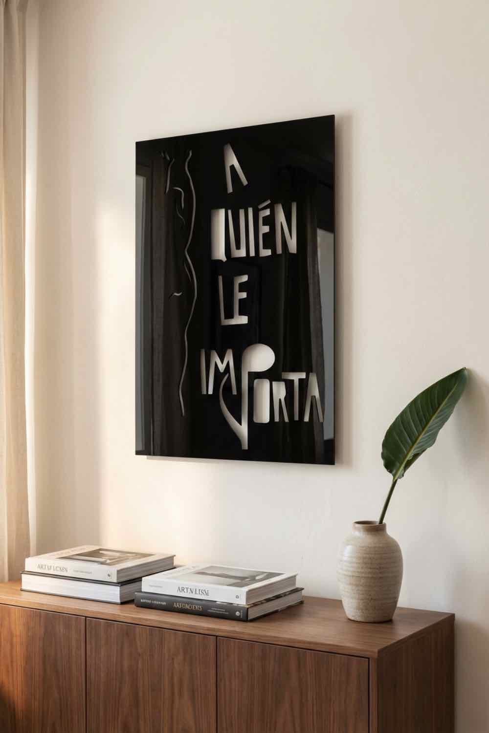 A Quien Le Importa - Cuadro decorativo | Cortayrecorta.es