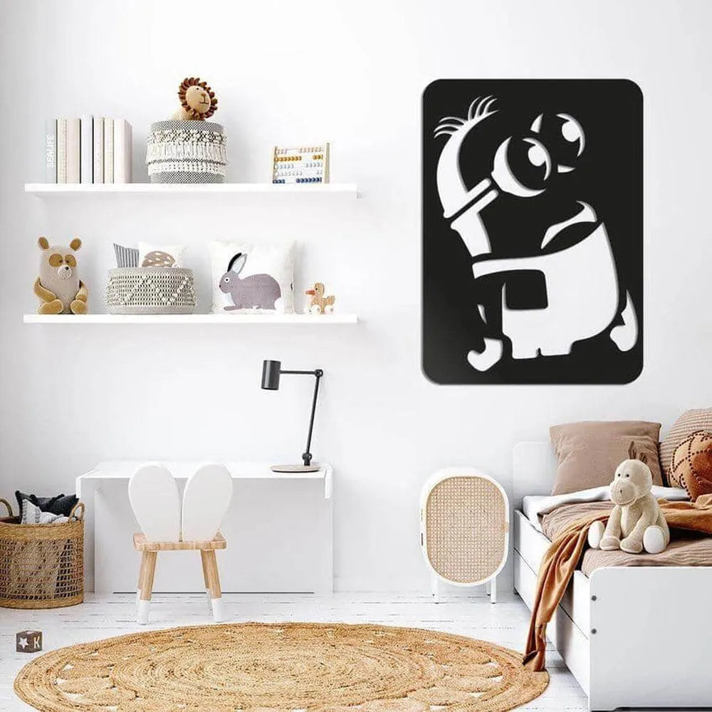 MINION A mi nene, pedrete le hace una gracia que le provocan carcajadas los minions, esos momentos que sabes como padre que son los que te dan la auténtica felicidad. Antes era un dibujo, ahora es un gran recuerdo que me hace sentir bien, que mñás se puede pedir...