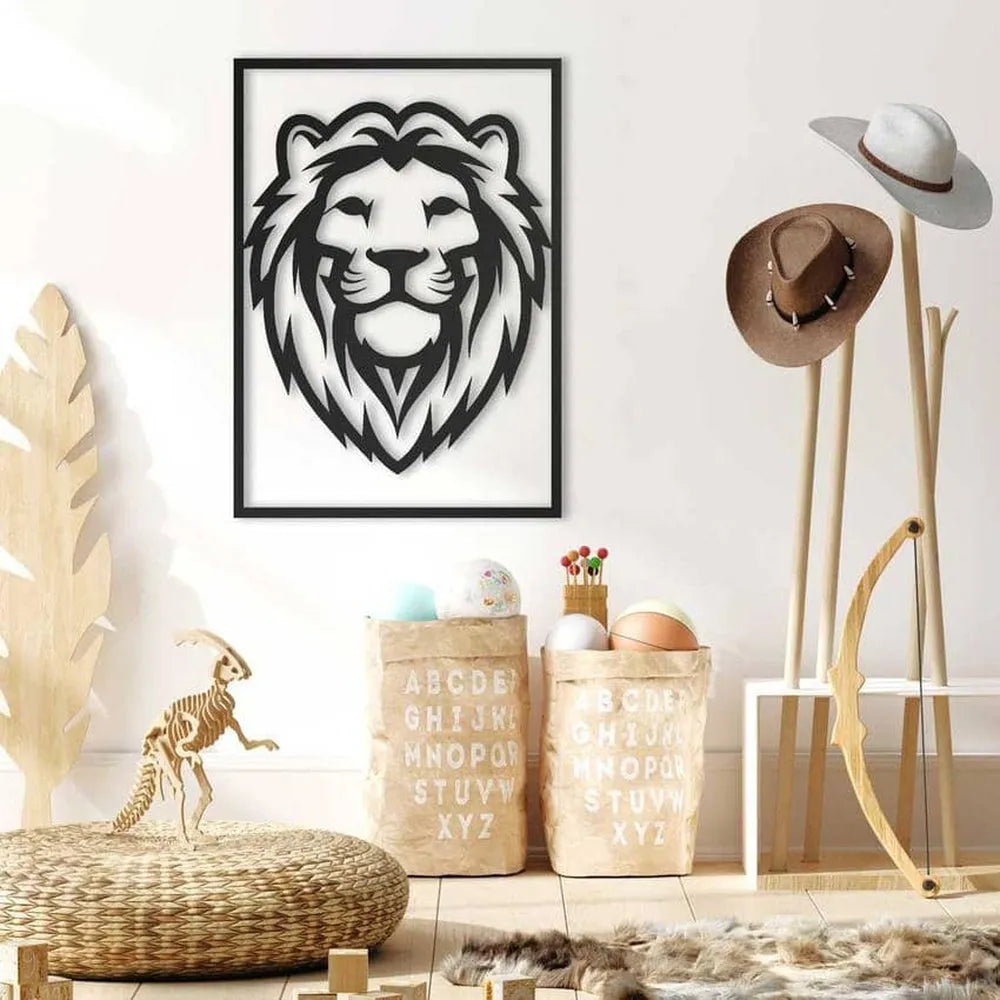 LION Los cuadros de animales son la nueva tendencia decorativa de esta temporada. Utilizarlas para decorar una pared animará tu espacio y aportará un estilo salvaje a tu hogar