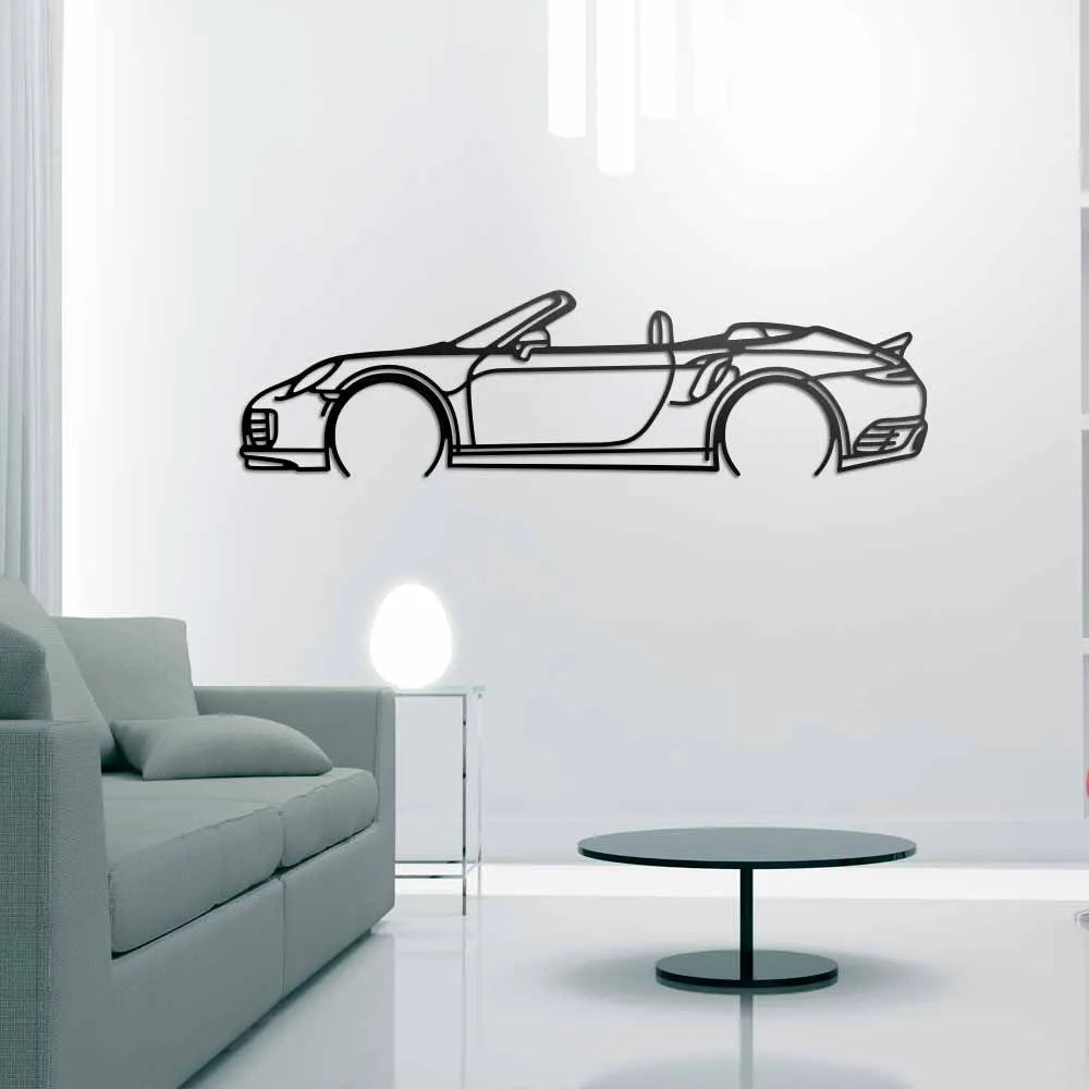 Porsche 911 Turbo S Cabrio Model 991 Detailed