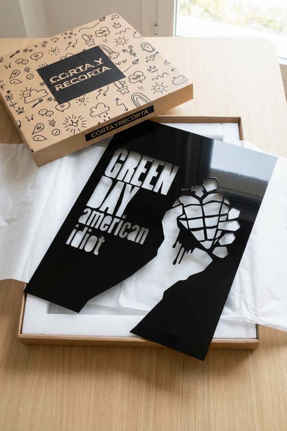 Green Day - Cuadro decorativo | Cortayrecorta.es