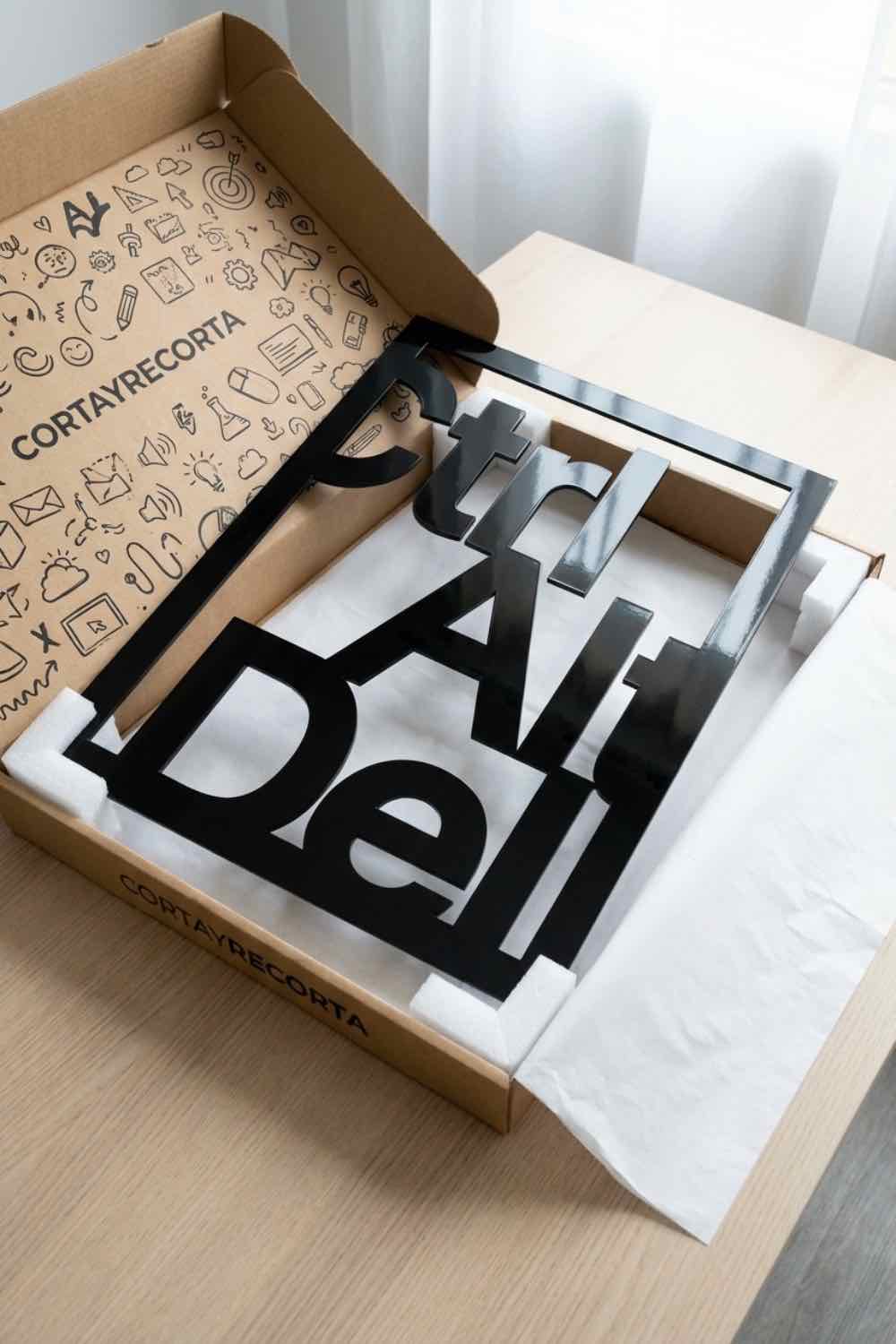 Ctrl Alt Del - Cuadro decorativo | Cortayrecorta.es